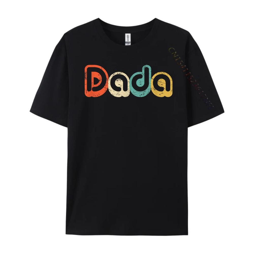 Father Day For New Dad Him Papa Grandpa Dada Graphic Tee Cotton Funny T Shirts