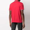 Emporio Armani Striped Trim Short Sleeve Polo Shirt Men tops Red 3K1FL8-1JTKZ-0356