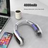 Portable Neck Fan Hands Free USB Rechargeable Bladeless Neck Fan Quiet Wearable Personal Fan for