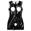 Femmes Wetlook cuir Lingerie body Catsuit Clubwear Latex combinaison Cosplay thème fête discothèque Costume