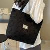 Korean Ins Niche Canvas Bag New Fashion Commuter Tote Bag Female College Students' Class Shoulder Bag