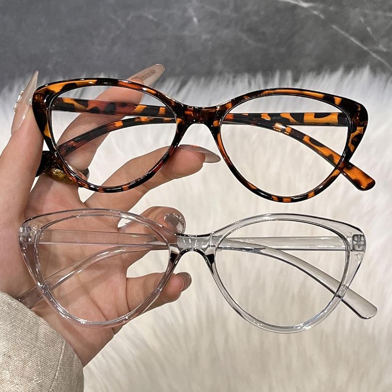 

2 пары классических и модных очков дизайна «кошачий глаз» — идеальные аксессуары для мужской и женской моды