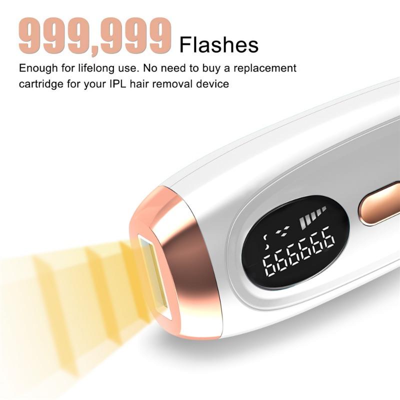 Épilateur Laser Permanent à impulsions IPL 990000, indolore, pour femmes et filles, épilation à usage domestique