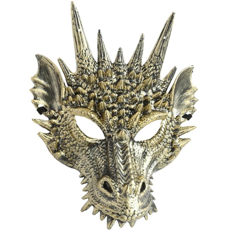 Dragon Mask For Kids Adults Festival Party, Halloween Dragon Cosplay Mask Dragon's Head Mask Halloween Dragon Costume