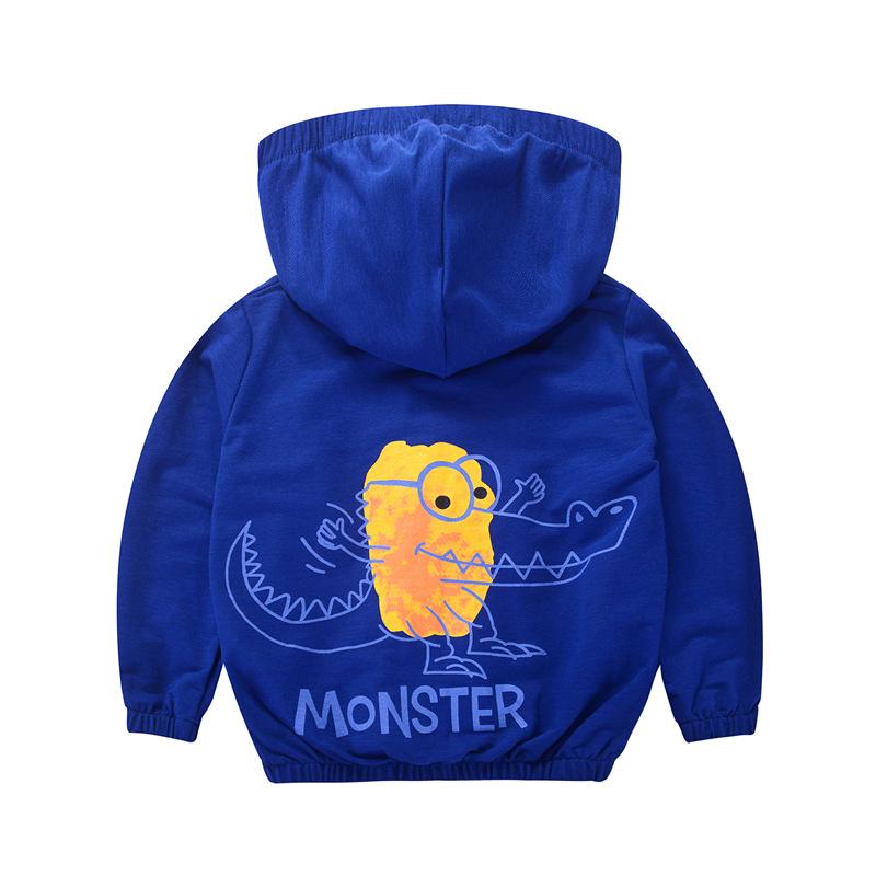 Betop Kids' Korean Style Cartoon Hooded Sun Protection Jacket