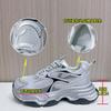 Daddy Shoes Women's 2025 Spring New Versatile Platform Height Increasing Women's Shoes Casual Women's Running Sneakers