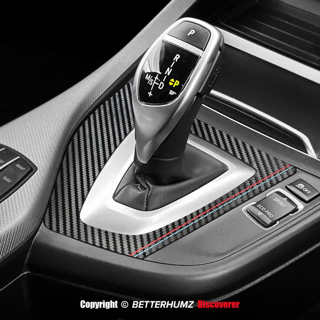 TPIC Carbon Fiber For BMW F20 F21 1 Series 2012-2019 Car Gear Shift Panel Trim Stickers Interior Tuning Auto Decor Accessories NM5