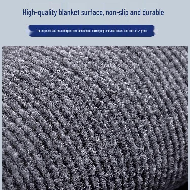 Striped Self-Adhesive Anti-Slip Stair Mat - Light Luxury Carpet Floor Mat