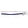 10pcs 4PIN COB LED Connectors 10mm Wire to Strip Connectors RGB Light Connectors  For Home Party