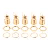 Gold-Plated 30V 10A High Current Dc Connectors 5.5X2.1Mm 5.5X2.5Mm Power Female Jack Socket Nut Panel Mount Dc Adapter Connector