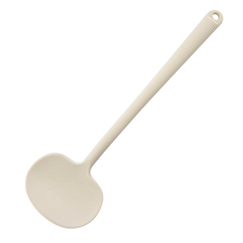 Long Handle High-Temperature Resistant Silicone Spatula for Non-stick Pans