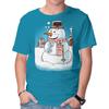 Unisex Crew Neck T-Shirt Cold Beer And Cool Buttons Graphic Short Sleeve Casual Tee