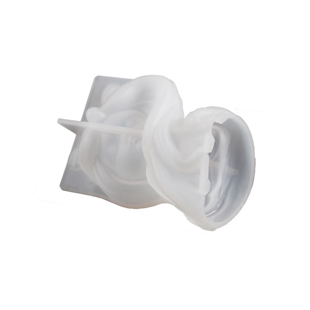 3D Prinsessa Silikonform Epoxihartsformar Skrivbordsdekoration Hantverk Ljus Fondant Tårtdekoreringsverktyg Hemdekorationer