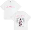Zara Larsson Midnight Sun Global Tour Maglietta Mercah Uomo Donna Poster Album Stampa Grafica Magliette in Cotone Collo Ampio Top Oversize