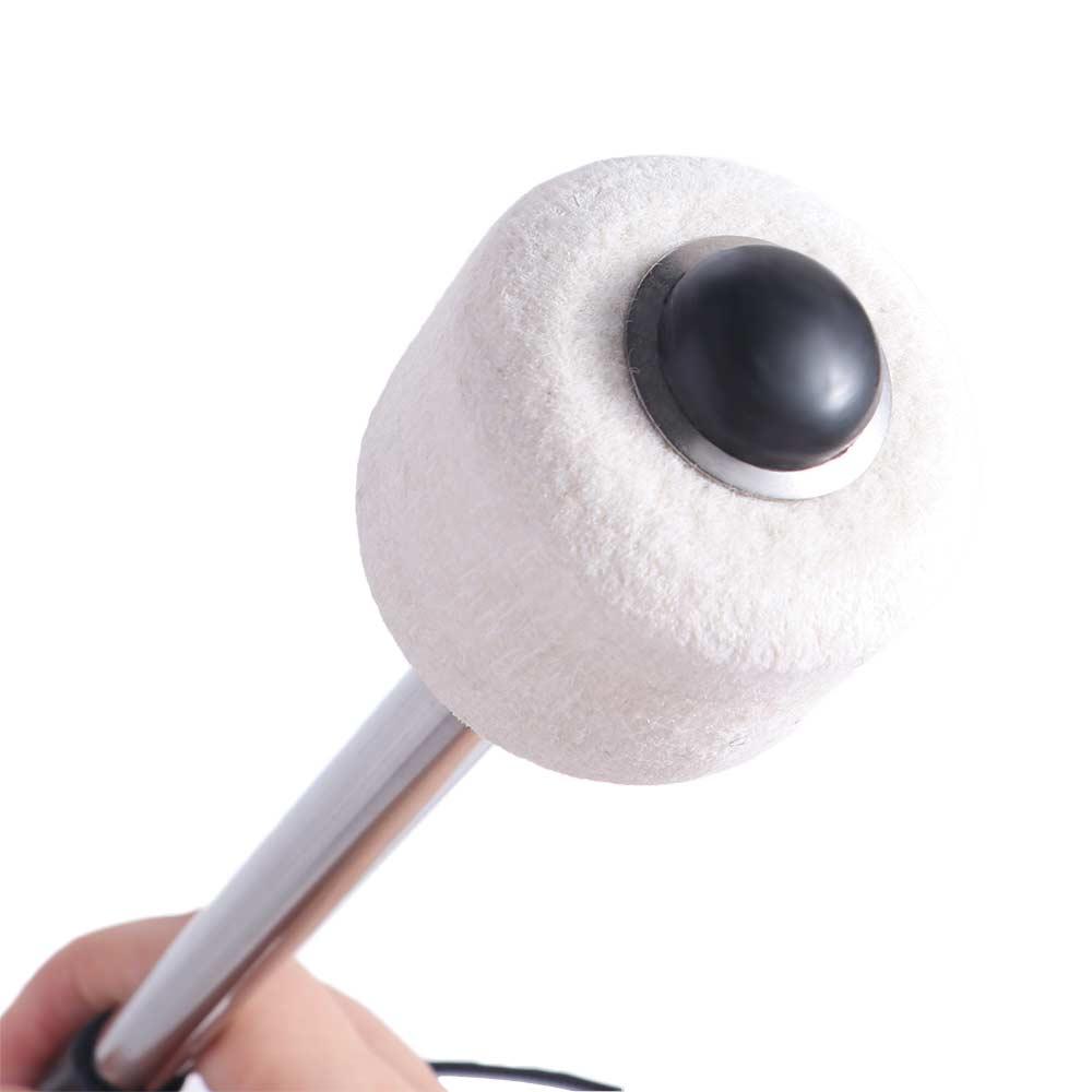 1Pc Stainless Steel Bass Drum Mallet Hanging Rope Instrument Sticks  Musical Instrument