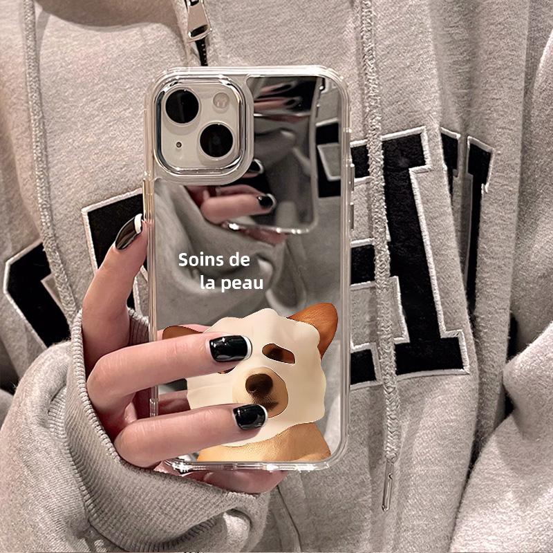 Mobile Phone Cases for iPhone 11 13 XR 15 Pro Max 12 14 Pro Max Case iPhone 16 XS Max Mirror Protective Case Mirror Exquisite Cartoon Waterproof