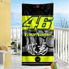 Doctor46 Customize Text Beach Towel Super Soft Microfiber Quickdry Fabric Suitable For Swimming Gym Camping Yoga Vacation
