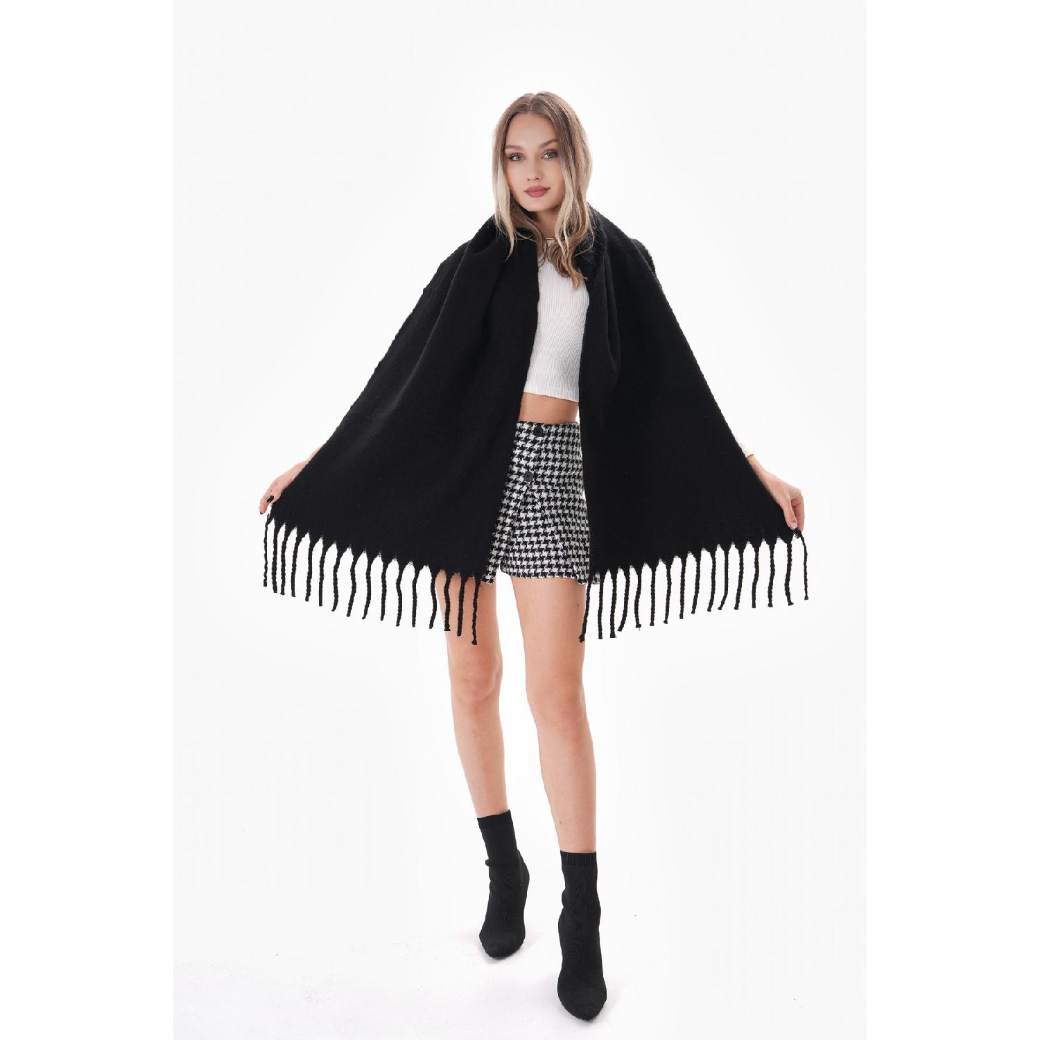 

Premium Soft Boucle Scarf бордовый