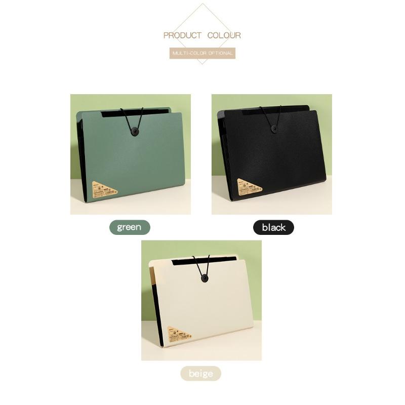 5/8/13 Compartments Advanced Folder Organ Bag Office Storage Materials File Bag Test Paper Organization Magic Tool