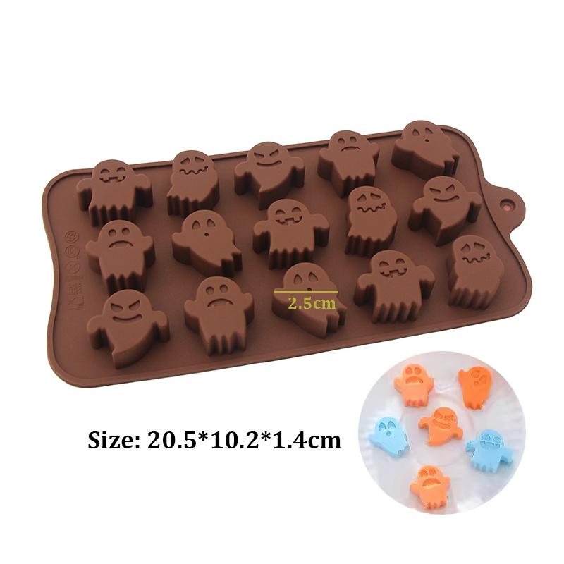 1-29 Handmade Silicone Mould Chocolate Candy Jelly Pudding Ice Mold Baking Tool