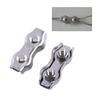 10pcs Stainless Steel M3 Duplex Clips Sturdy Design Wire Rope Clips  Cable Management