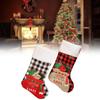 Beautifully Crafted Christmas Stocking Candy Bag With Unique Embroidered Details For Festive Decor