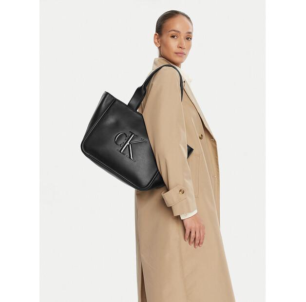 Bag Calvin Klein Calvin Klein Bold Ck Medium Tote LV04F3218G Black