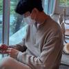 Men's Korean Style Autumn Knitwear: Trendy Half-Zip High Neck Pullover
