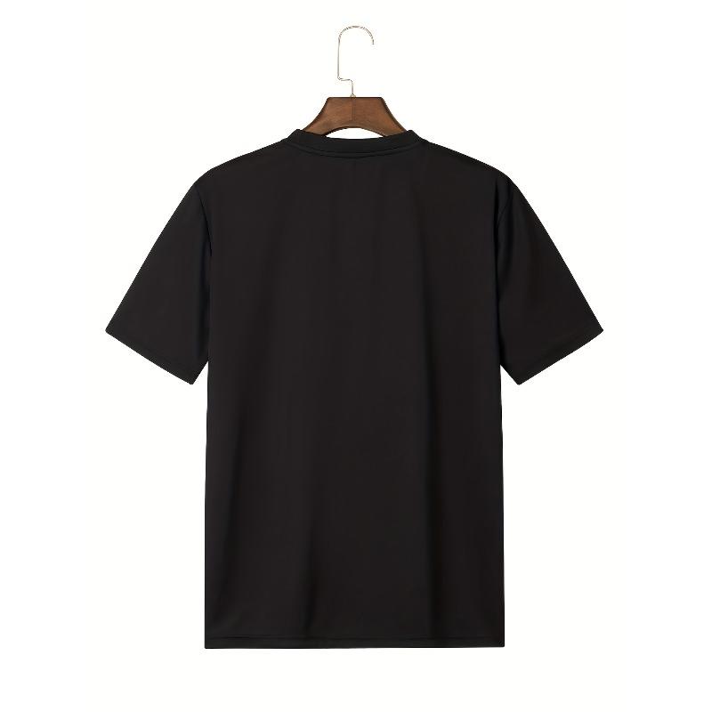 Men's Summer Graphic T-Shirt - Lightweight and Breathable, Printed Casual Short-Sleeve Top
