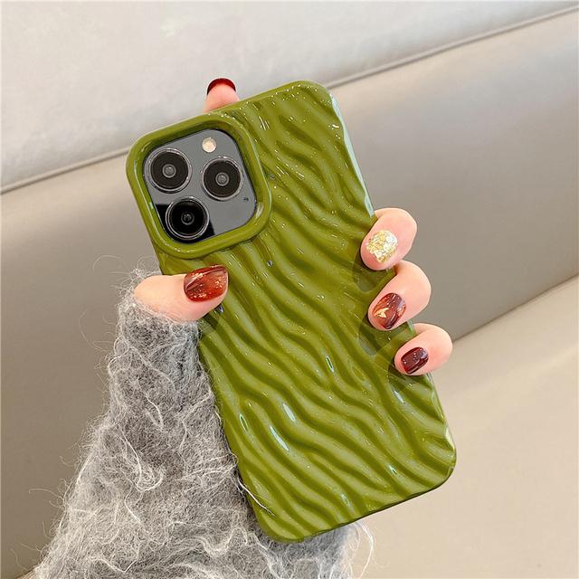 

Модный простой чехол для телефона с волнами воды для Iphone 13 11 12 14 Pro Max 14 Plus, мягкий силиконовый противоударный чехол Capa Shell For iPhone 14Pro Max