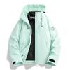 Mens Womens 3-in-1 Waterproof Windproof Hiking Jacket With Removable Down Liner Outdoor Trekking Camping Cycling