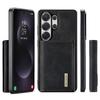DG.MING-M1 Luxury 2-in-1 Removable Magnetic Flip Premium PU Leather Case Wallet Card Holder Back Cover For Cell Phones