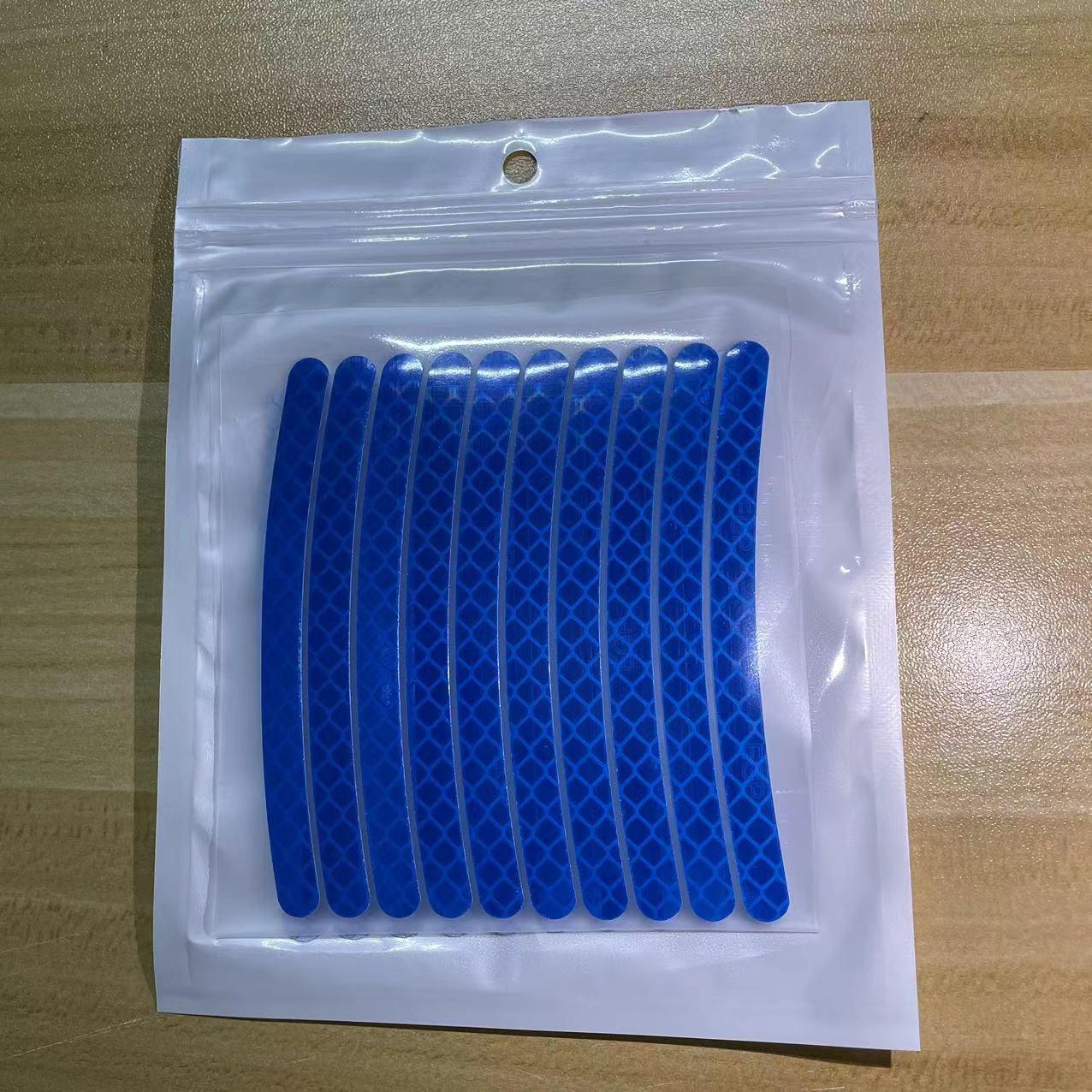 

Флуоресцентные светоотражающие наклейки на автомобильные колеса для безопасности в ночное время - персонализированные 3D декоративные наклейки на шины мотоцикла для предотвращения столкновений Wheel Hub Stickers