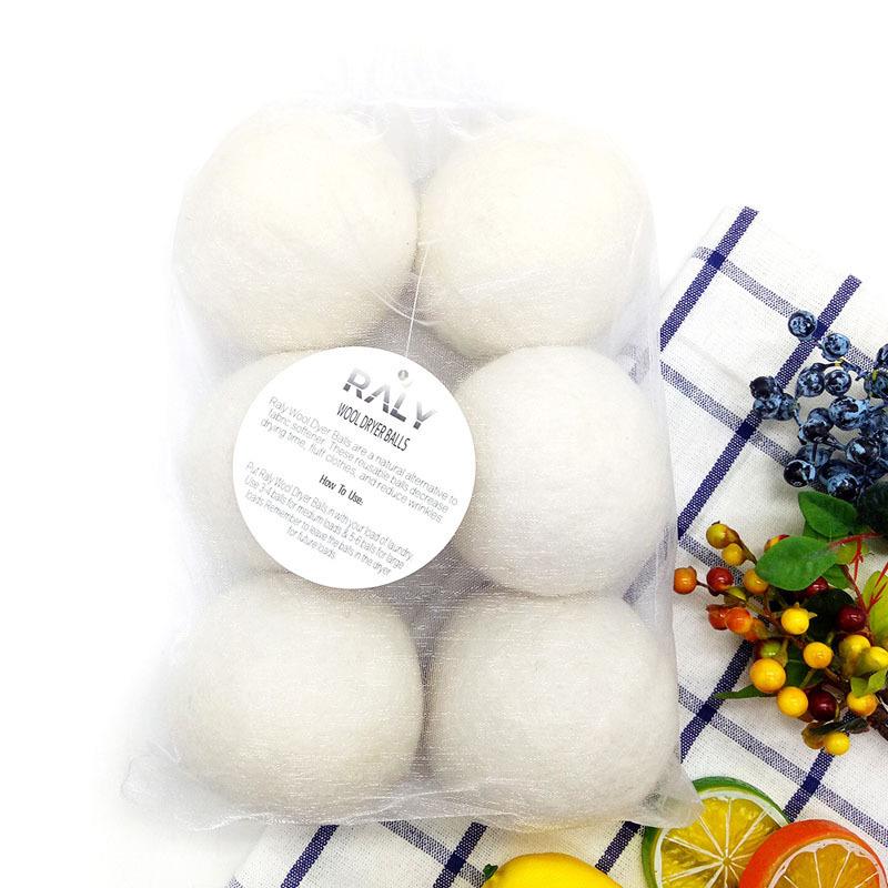 Eco-Friendly Wool Dryer Balls for Reducing Wrinkles and Static In Laundry
