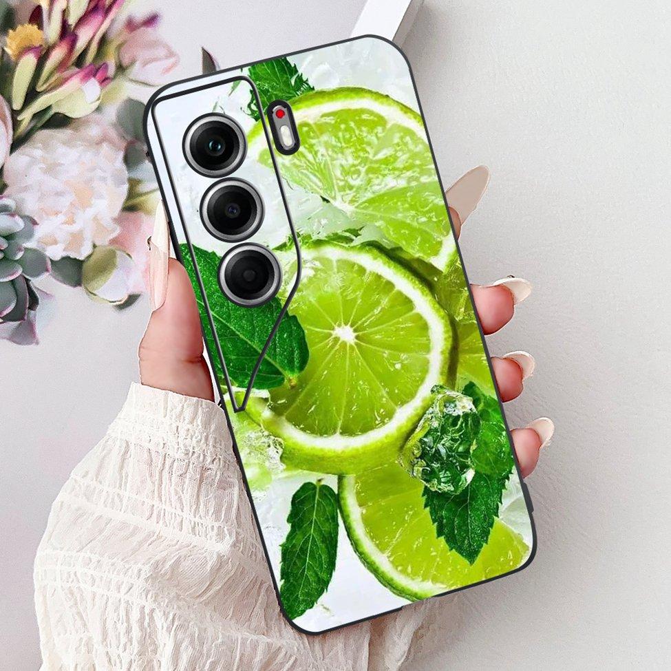 For Tecno Camon 40 Case CM5 Silicone Cute Cat Fashion Flowers Funny Painted Back Cover For Techno Camon 40 Phone Case Bumper