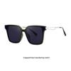 Women's Retro Square Acetate Sunglasses: Large Frame, High-End Feel, Face Slimming, Sunshade & Driving-Specific.