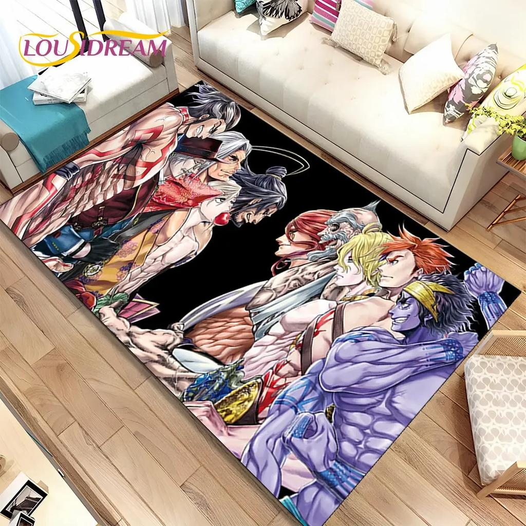 Anime,Record of Ragnarok,Cartoon Area Rug,Carpet Rug for Home Living Room Bedroom Sofa Doormat Decor,Kid play Non-slip Floor Mat