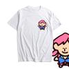 Anime JoJo Cute Character Print Short-Sleeved T-shirt Cotton Summer Men's And Women's Casual Fashion Sports Oversized Tshirt