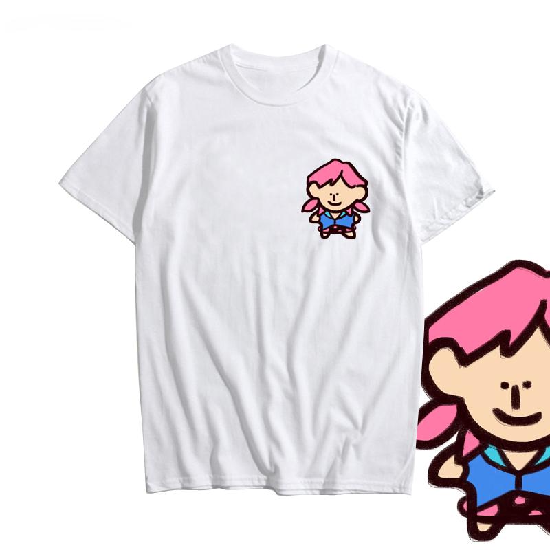 Anime JoJo Cute Character Print Short-Sleeved T-shirt Cotton Summer Men's And Women's Casual Fashion Sports Oversized Tshirt