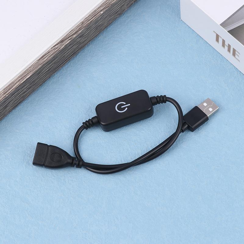 Dc 5V Usb Led Inline Touch Dimming Switch 30Cm On Off Button Extension Cable Cord Dimer For Single Color Led Strip Light