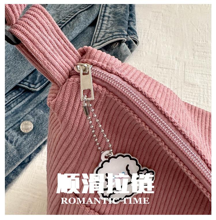 1Pc Large-capacity Lazy Style, Foreign Style, Japanese Literary and Artistic Trend, One-shoulder Crossbody Student Leisure Korean Version of Female