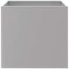Plant Pot Silver 42 x 40 x 39 cm Galvanized Steel
