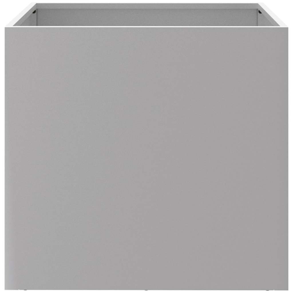 Plant Pot Silver 42 x 40 x 39 cm Galvanized Steel