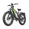 Bicicletă Electrică ZAZAWORK CF26MAX Motor 1000W*2 Baterie 48V25AH Roți Off-Road 26 Inch Viteză Maximă 50 KM/H Autonomie 120KM E-Mountain Bike