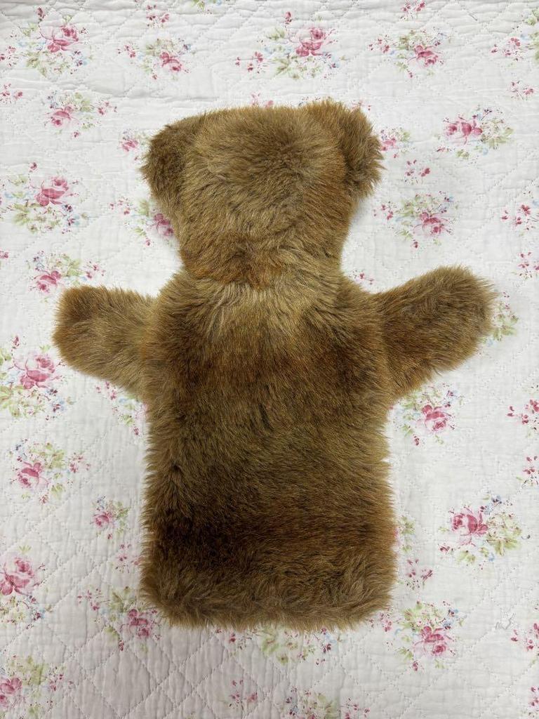 [USED] Steiff Teddy Bear Puppet, Made In West Germany
