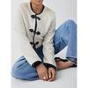 Export Spring Fashion All-Matching New Arrival Long Sleeves Horn Button Short Imitation Lamb Wool Slim Looking Graceful Personality Short Coat
