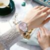CURREN Fashion Women Gold Watches Luxury Diamond Dial Ladies Wristwatch Stainless Steel Bracelet Waterproof Luminous Classic Female Clock