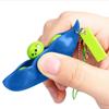Creative Novelty Peas Decompression Toy Keychain To Improve Pressure Toy
