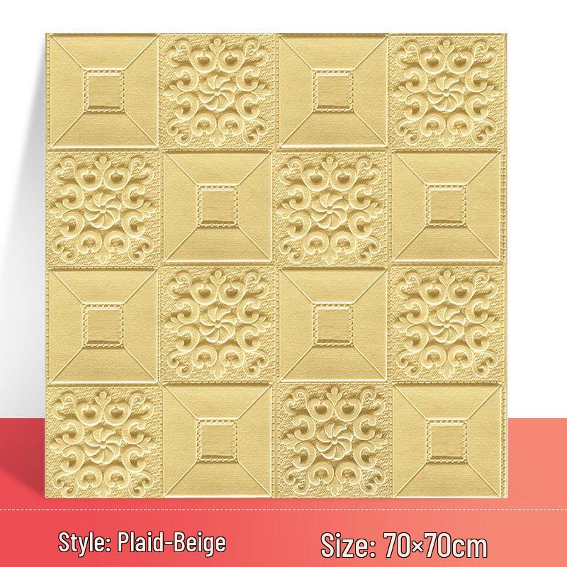 3D Waterproof Self-Adhesive Bedroom Wallpaper for Home Decoration