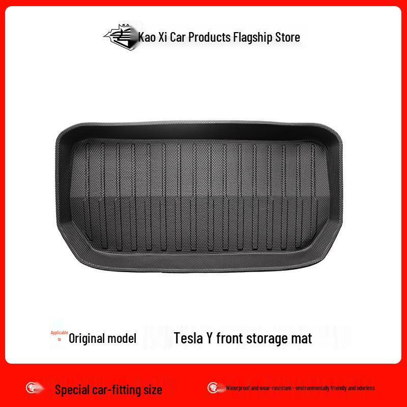 

Tesla Model Y TPE Trunk Mat - Original Style, Custom Fit One Size
